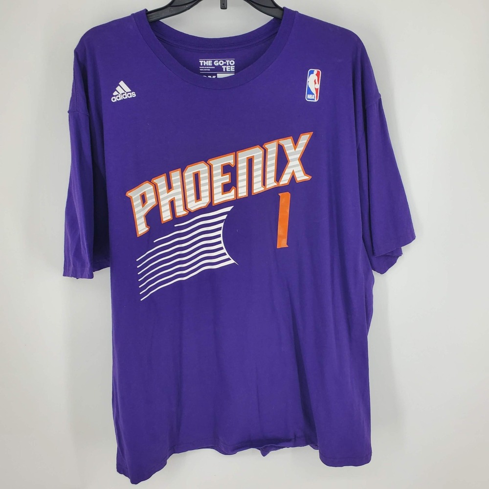 Adidas Goran Dragic Phoenix Suns NBA Basketball T-Shirt Purple Mens 2XL